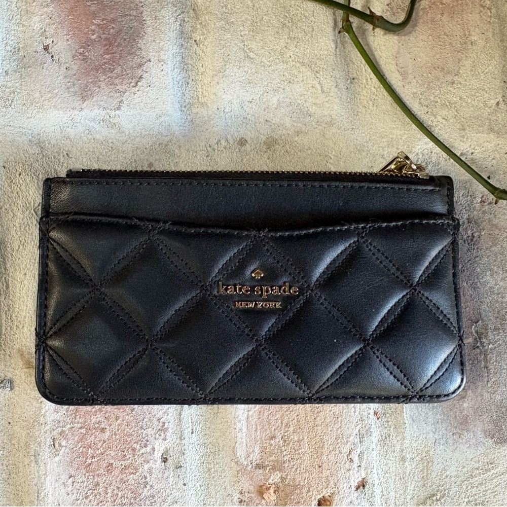 Kate Spade Quilted Black Wallet